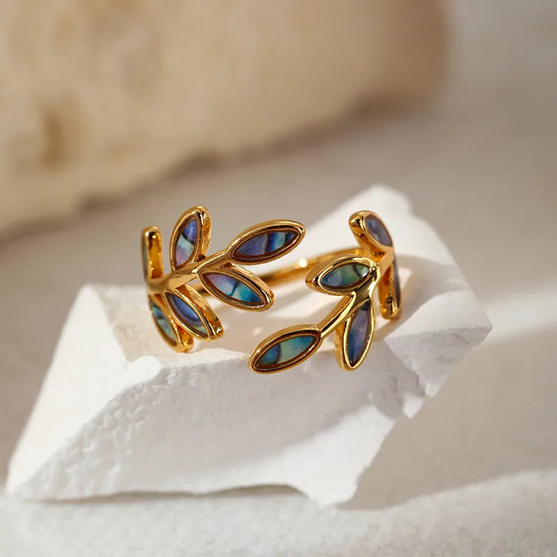 "Variety of stylish rings including statement and minimalist styles"