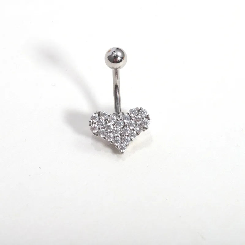 Glittering Heart Charm