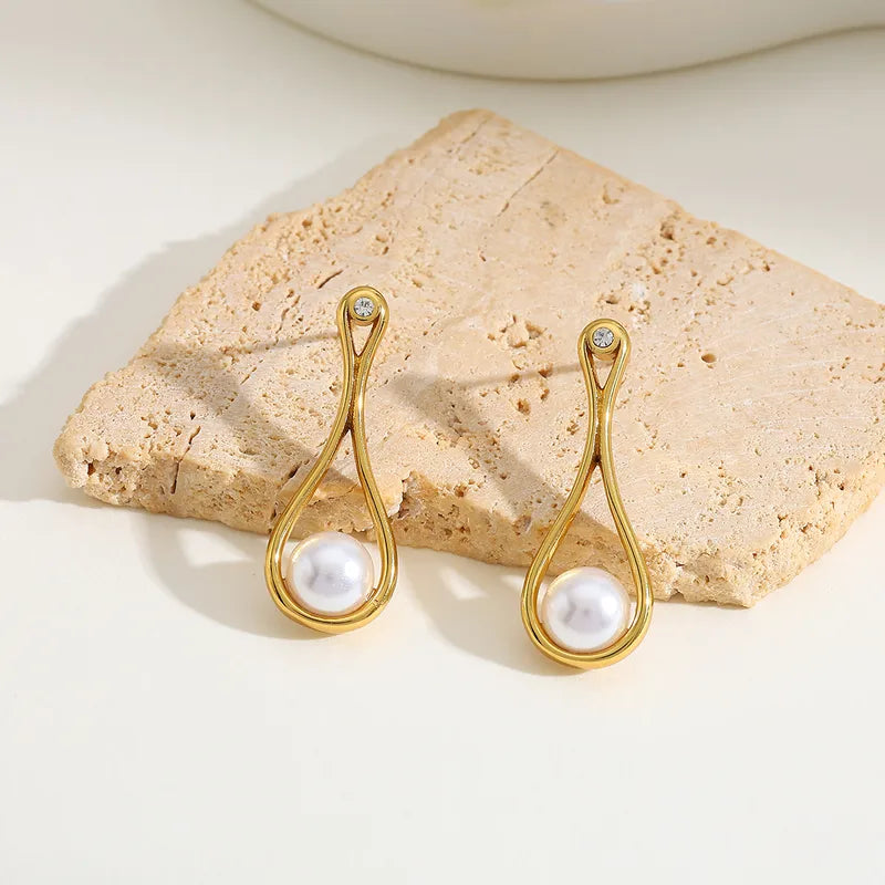 Teardrop Ear Studs