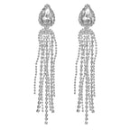 Crystal Rainfall Drop Earrings