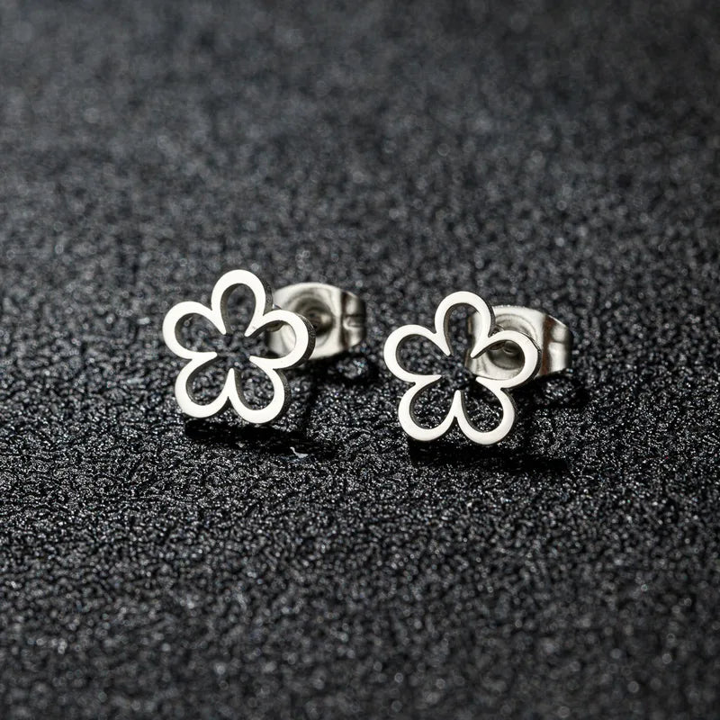 Cute Sweet Flower Ear Studs