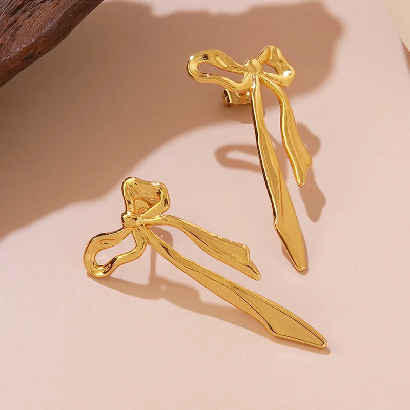 Sweet Bow Knot Ear Studs