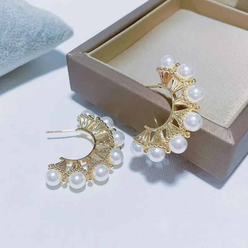 Vintage Royal Hoop Earring