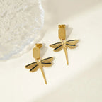Dragonfly Drop Earrings