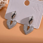 Glimmering Heartfall Earring