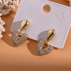 Glimmering Heartfall Earring