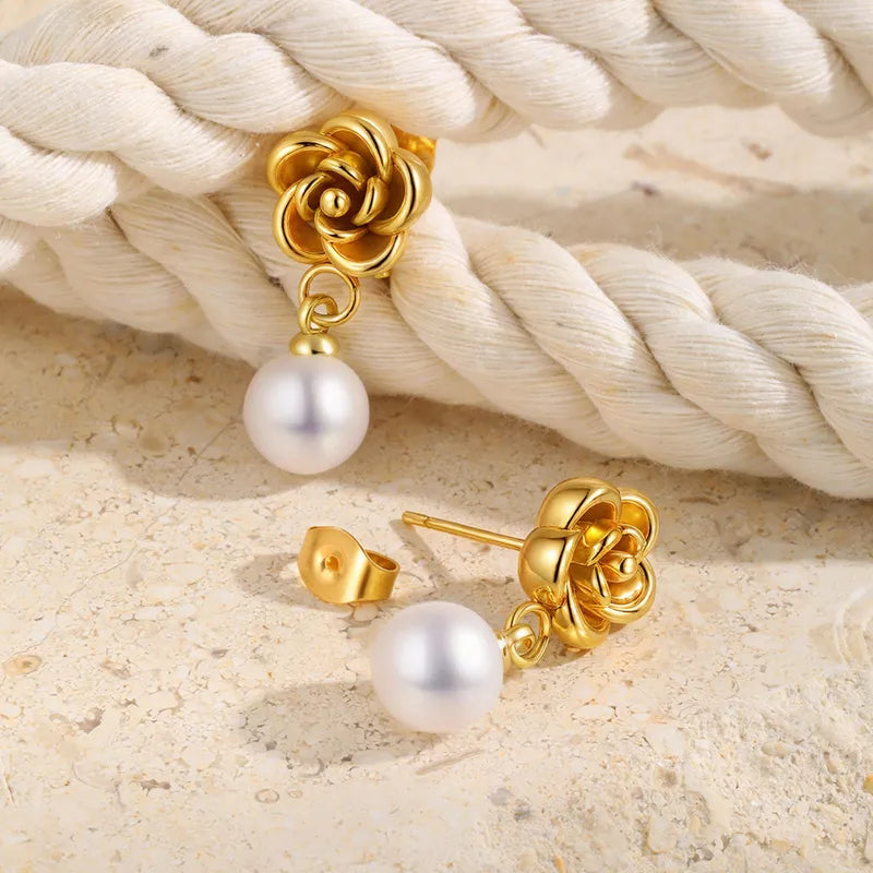 Aurora Rose Earring