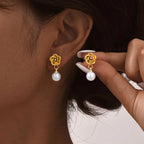 Aurora Rose Earring