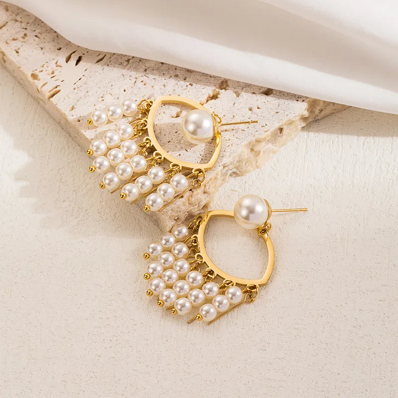 Golden Cascade Pearl Statement drops