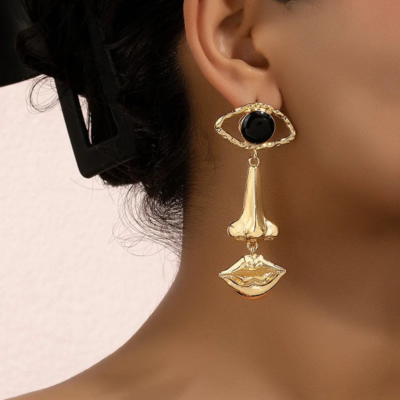 Face Drop Earring
