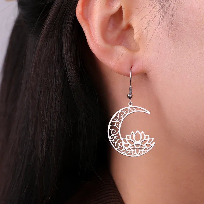 Moon Drop Earring