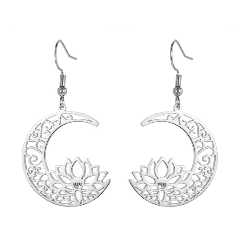Moon Drop Earring