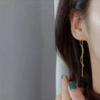 Wave Drop Earring