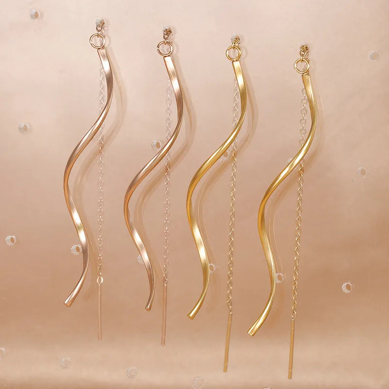 Wave Drop Earring
