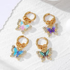 Cute Butterfly Drop Earring