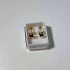 Crossed Charm Stud