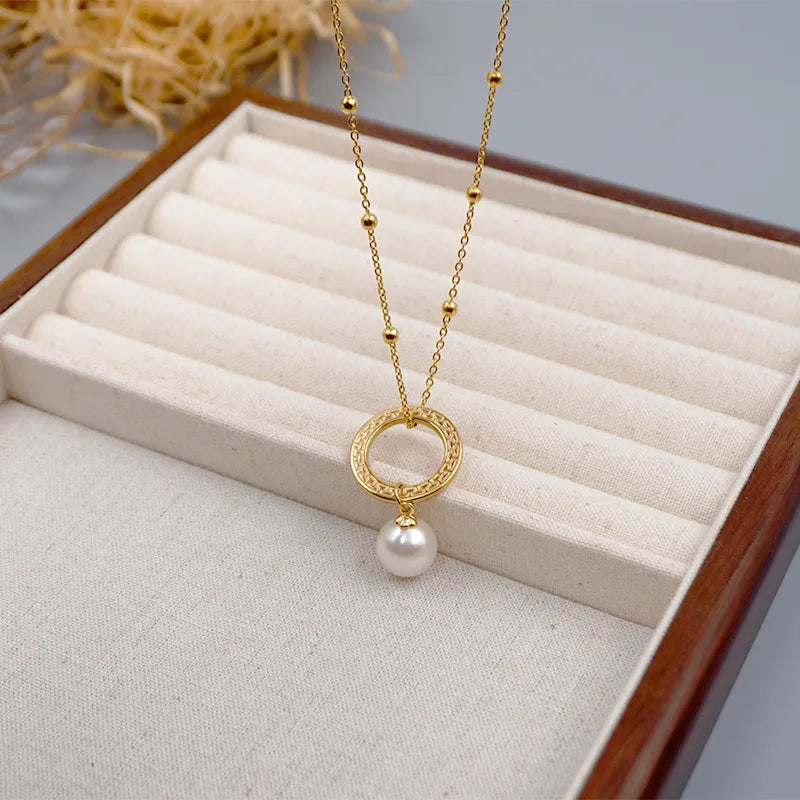 Timeless Orbit Pendant Necklace