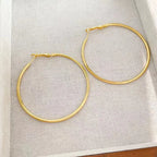 Basic Simple Classic Style Round Earring