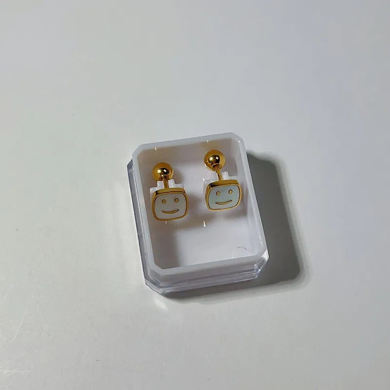 Smiley Bytes Ear Studs