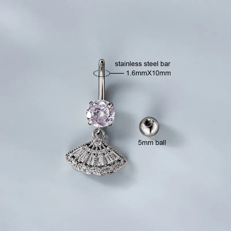 Vintage Fan Charm