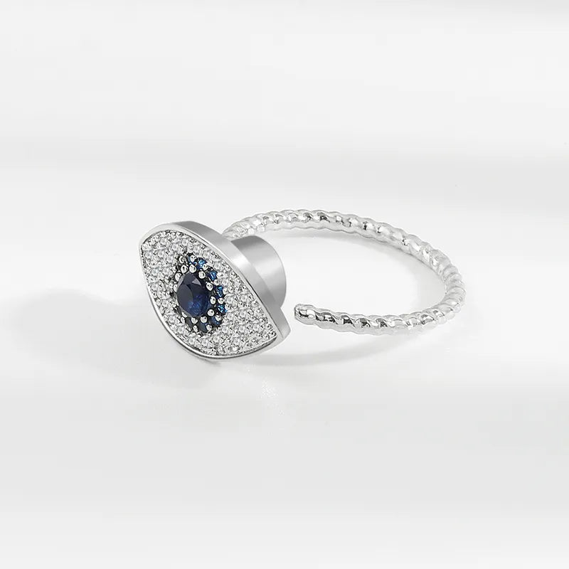 Evil Eye Elegance Anxiety Ring