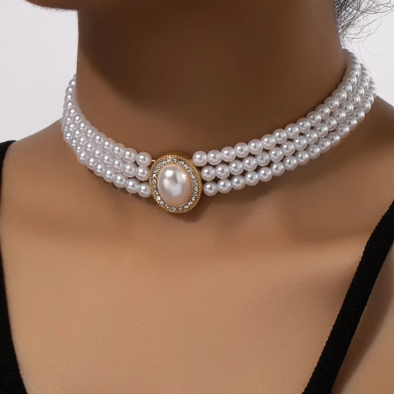 Pearl Choker Necklace