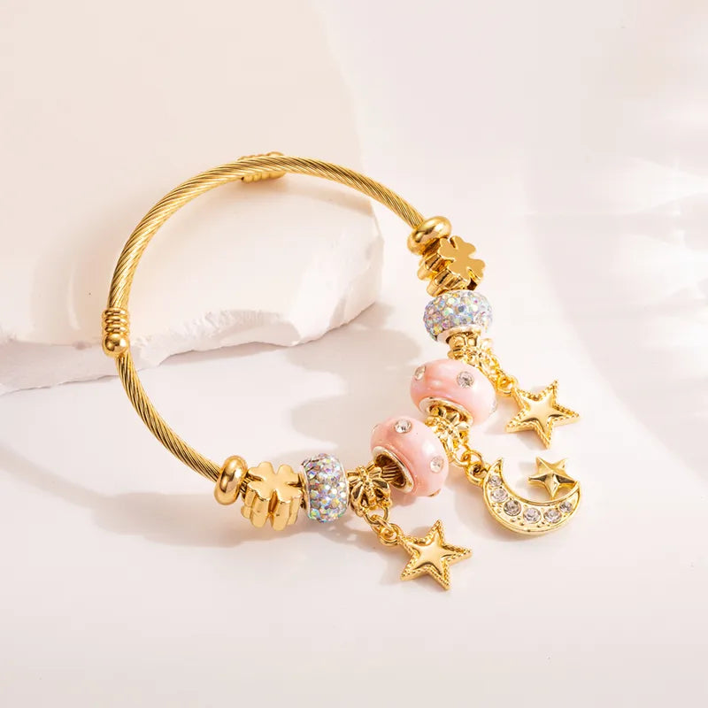 Elegant Sweet Star Moon Bracelet