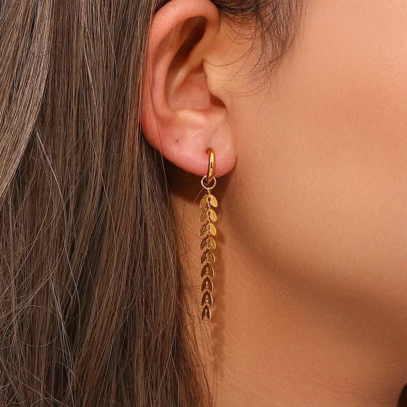 Fern Drop Earring