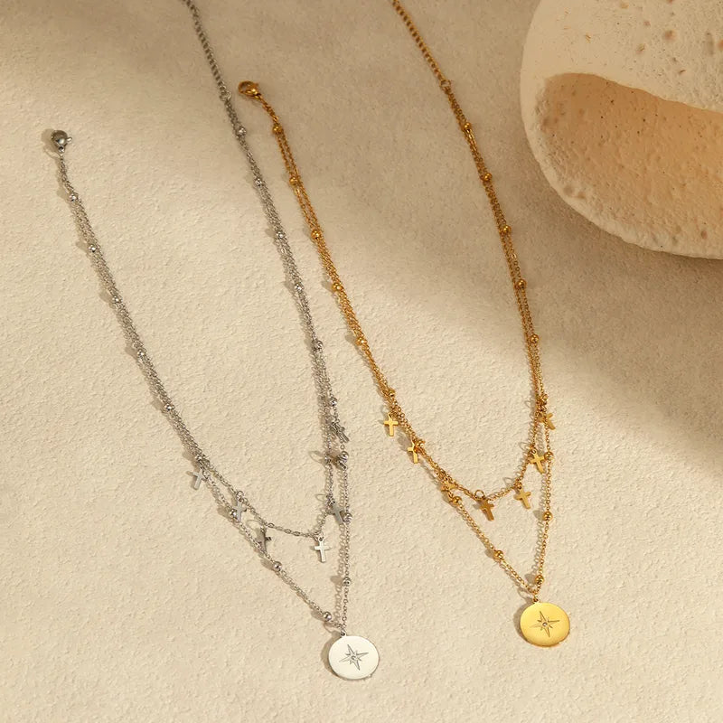 Divine Compass Layered Necklace