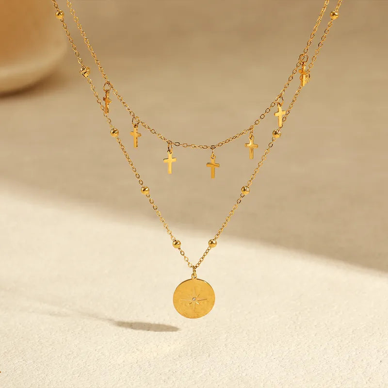 Divine Compass Layered Necklace