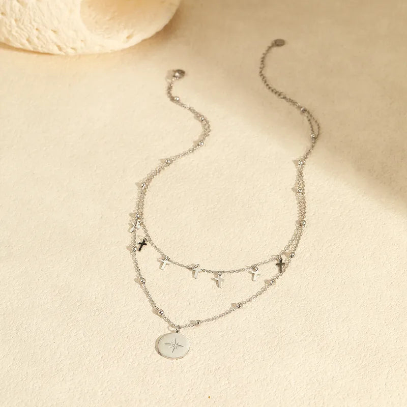 Divine Compass Layered Necklace