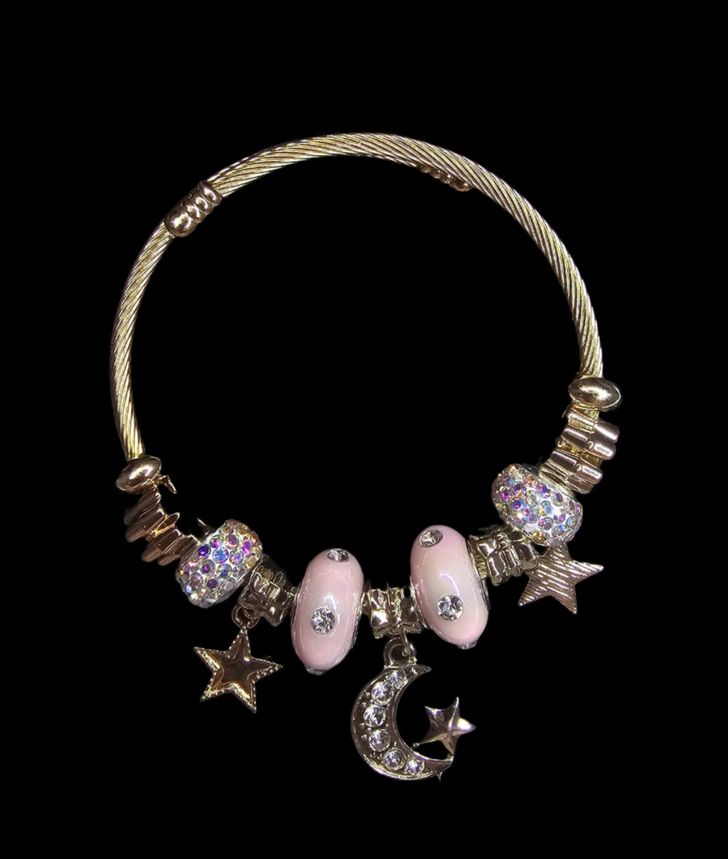 Elegant Sweet Star Moon Bracelet