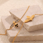 Lady Bee Handmade Chain Bracelet