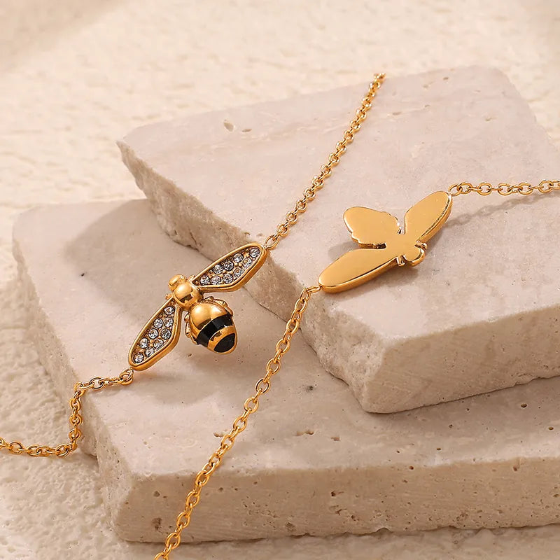 Lady Bee Handmade Chain Bracelet