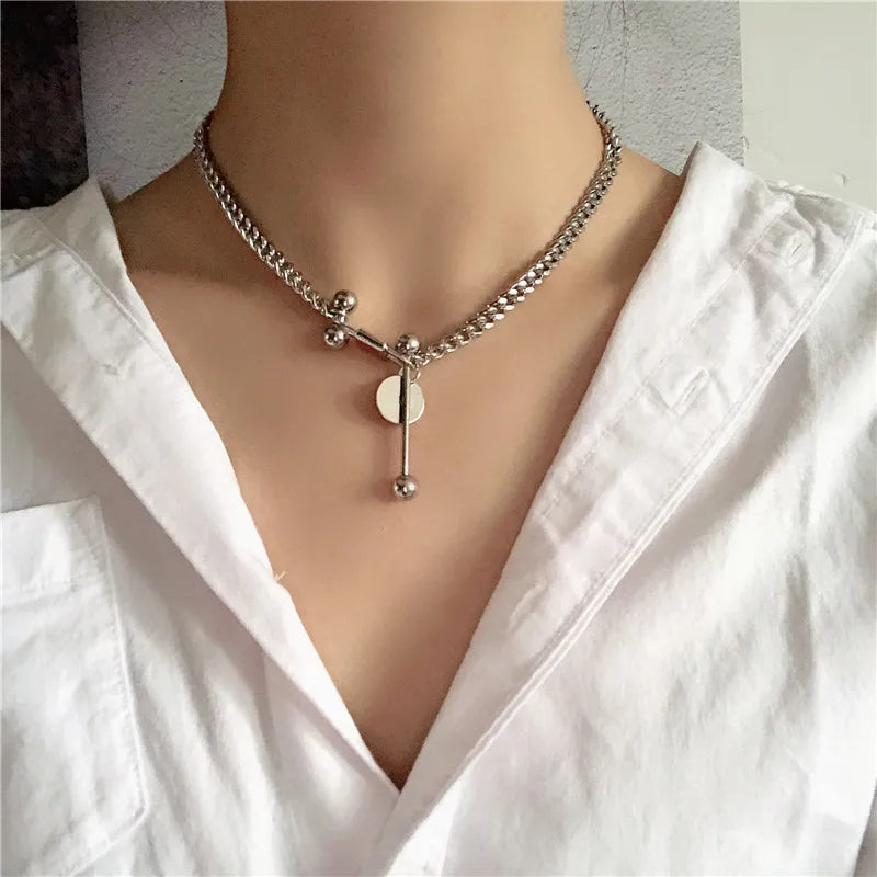 Chain Dumbbell Necklace
