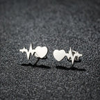 Heart Beat Ear Stud