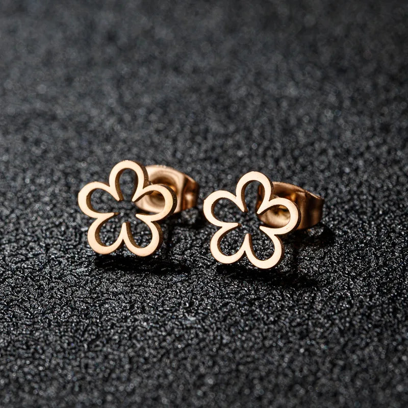 Cute Sweet Flower Ear Studs