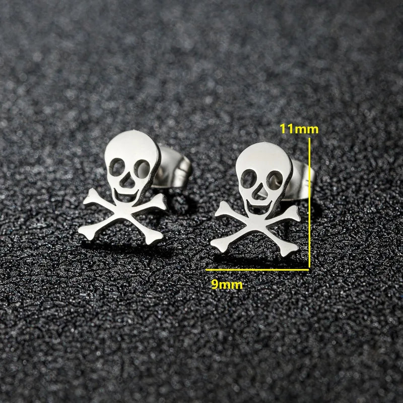 Mini Skull Bite Stud