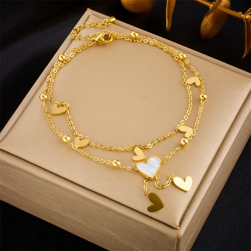 Love Hearts Anklet