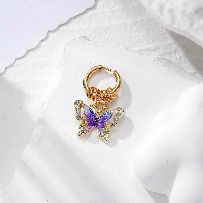 Cute Butterfly Drop Earring