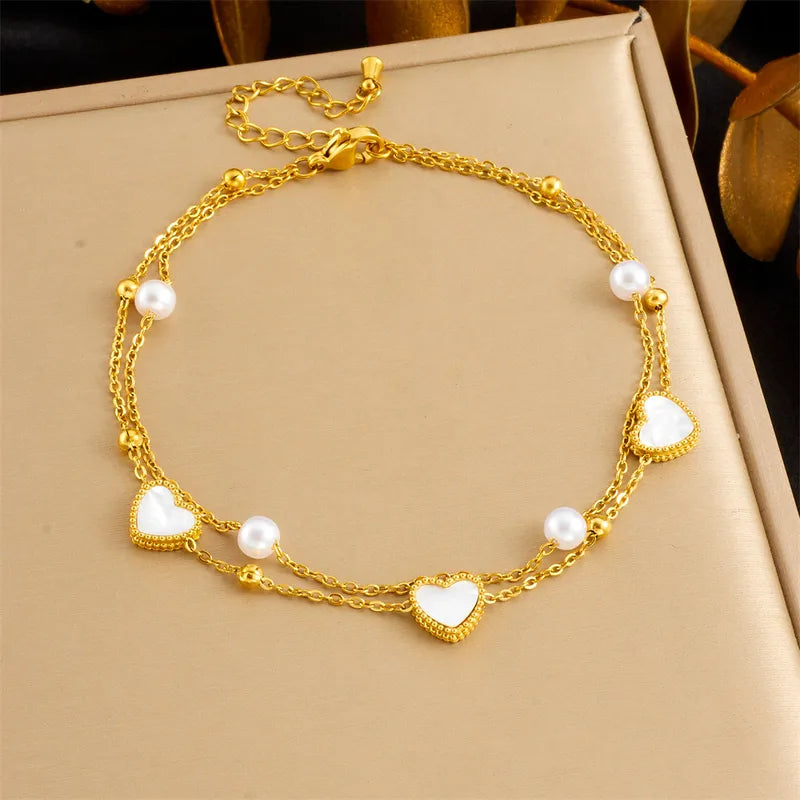 Elegance in Love Anklet