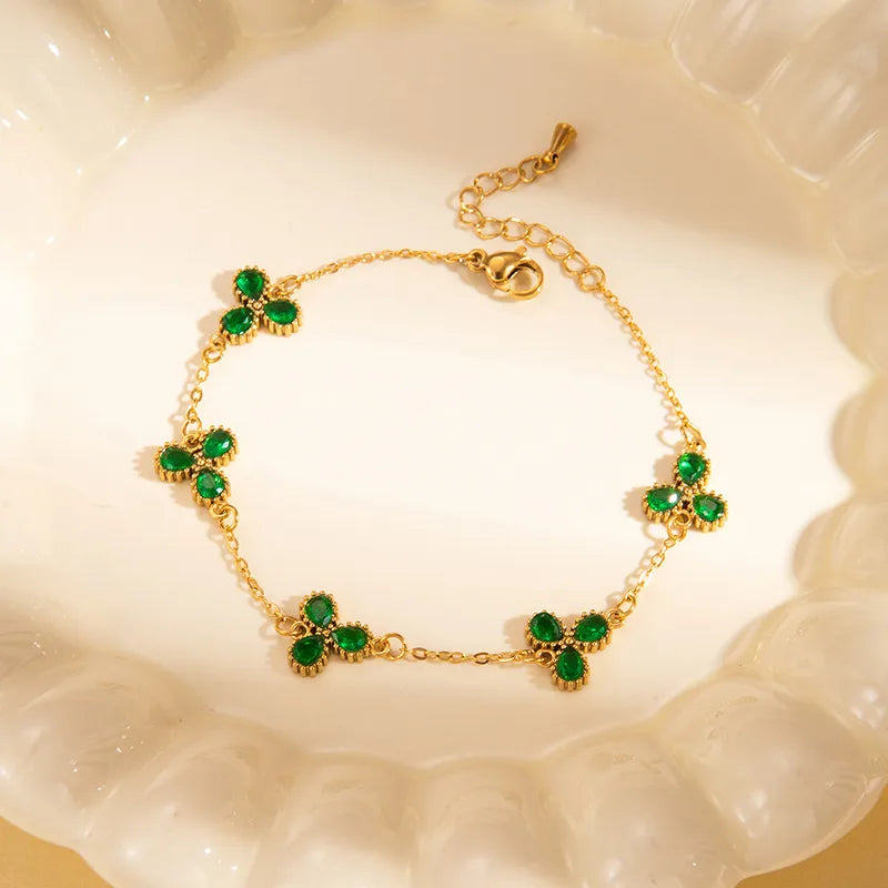 Emerald Blossom Bracelet