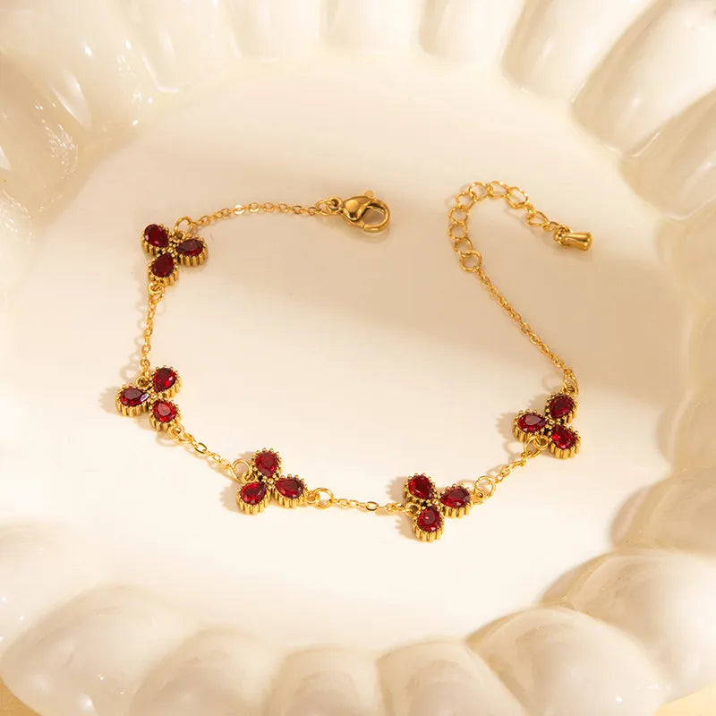 Shamrock Cable Chain Bracelet