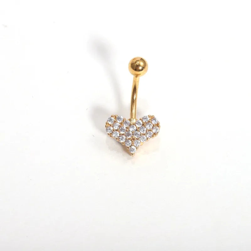 Glittering Heart Charm