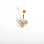 Glittering Heart Charm