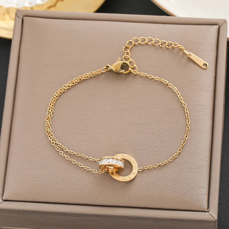 Interlinked Hoop Bracelet