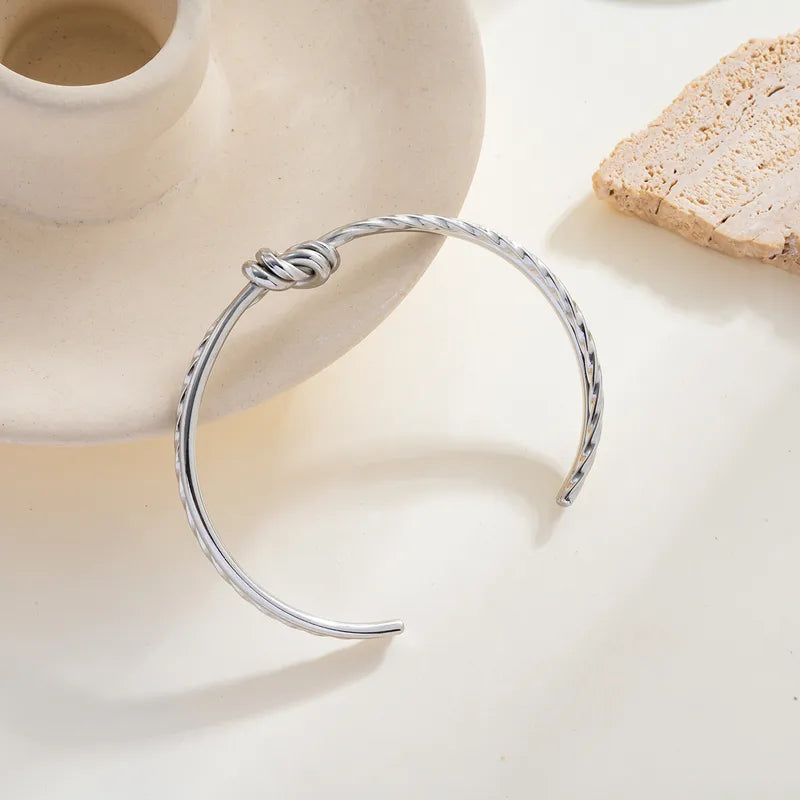 Casual Knot Cuff Bracelet