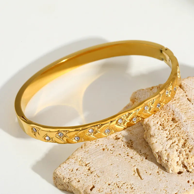 Golden Ivy Bangle