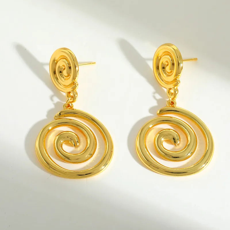 coil Pendant Earring