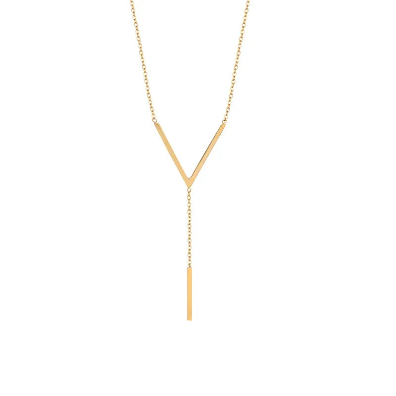V Drop Necklace